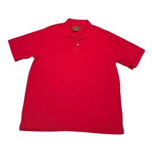 Magellan Sportswear Men’s XL Cotton Classic Red Polo Shirt